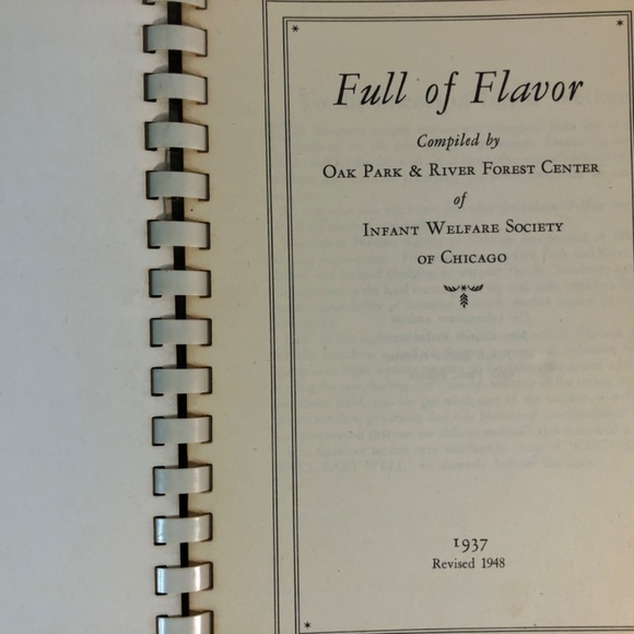 Vintage 1948 Cookbook Oak Park & River Forest Center Chicago - Picture 2 of 6